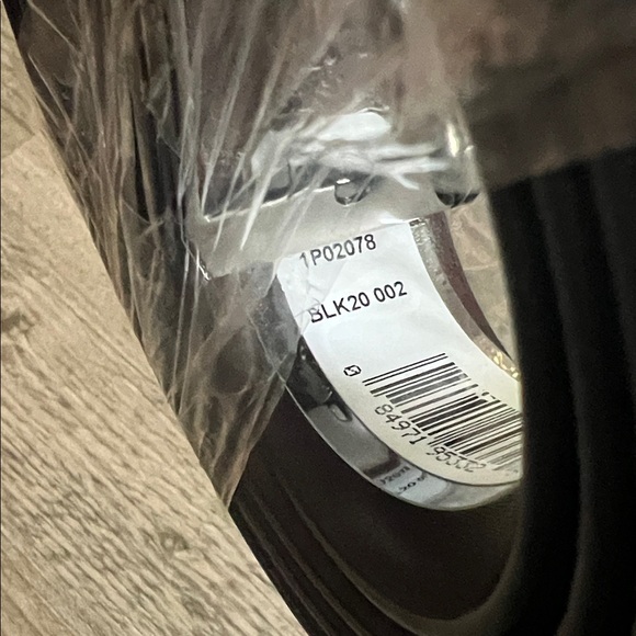 🐬NWT Perry ELLIS Size 32 Black  belt - Picture 4 of 7